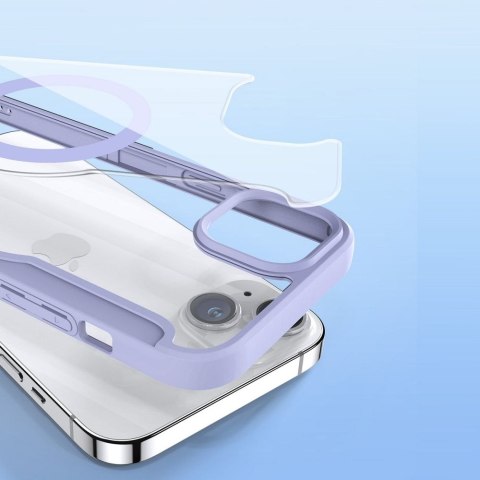 DUX DUCIS Etui SKIN X PRO kompatybilna z MagSafe do iPhone 15 Plus fioletowa
