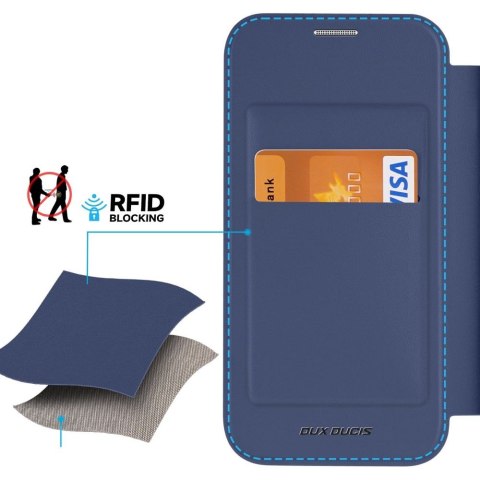 DUX DUCIS Etui SKIN X PRO kompatybilna z MagSafe do iPhone 15 Plus niebieska