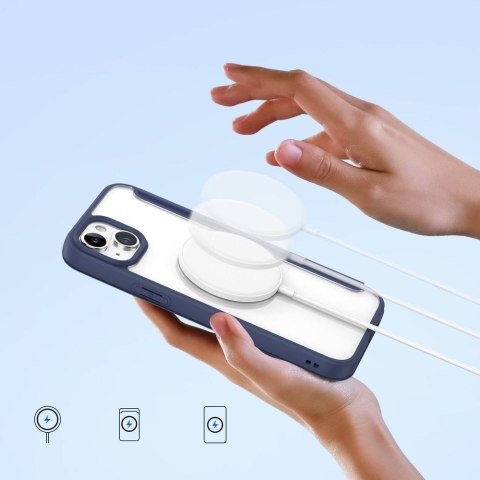 DUX DUCIS Etui SKIN X PRO kompatybilna z MagSafe do iPhone 15 Plus niebieska