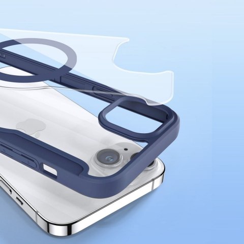 DUX DUCIS Etui SKIN X PRO kompatybilna z MagSafe do iPhone 15 Plus niebieska