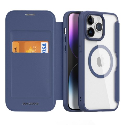 DUX DUCIS Etui SKIN X PRO kompatybilna z MagSafe do iPhone 15 Pro Max niebieska