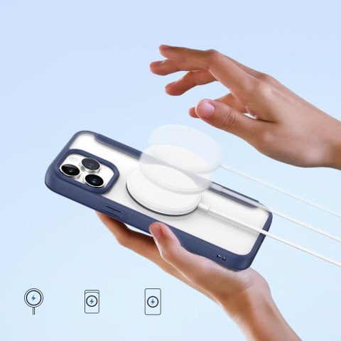 DUX DUCIS Etui SKIN X PRO kompatybilna z MagSafe do iPhone 15 Pro Max niebieska