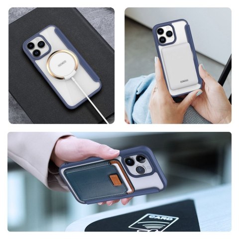DUX DUCIS Etui SKIN X PRO kompatybilna z MagSafe do iPhone 15 Pro Max niebieska