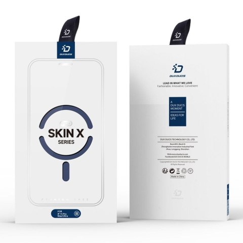 DUX DUCIS Etui SKIN X PRO kompatybilna z MagSafe do iPhone 15 Pro Max niebieska