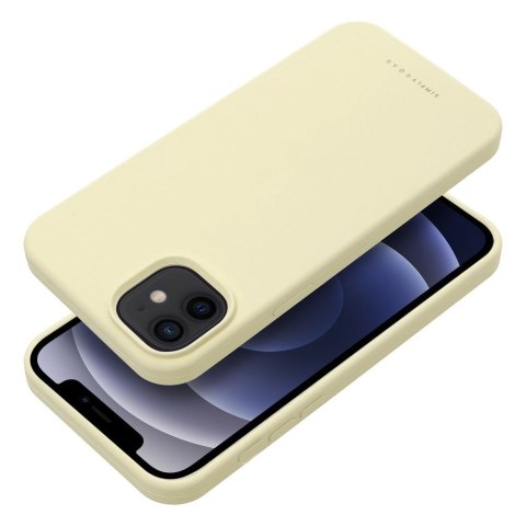 ROAR futerał CLOUD SKIN do IPHONE 12 Jasnożółty