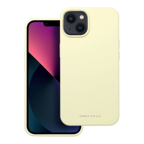 ROAR Etui CLOUD SKIN do iPhone 13 Jasnożółty