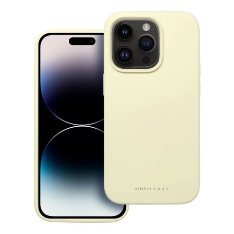 ROAR Etui CLOUD SKIN do iPhone 14 Pro Jasnożółty