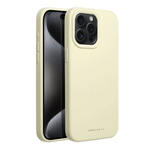ROAR Etui CLOUD SKIN do iPhone 15 Pro Max Jasnożółty