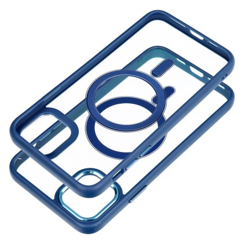 Etui COLOR EDGE MAG COVER kompatybilny z MagSafe do iPhone 11 Pro Max niebieski