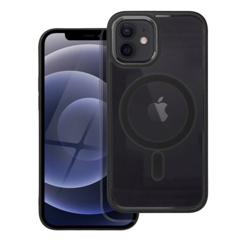 Futerał COLOR EDGE MAG COVER kompatybilny z MagSafe do IPHONE 12 / 12 Pro czarny