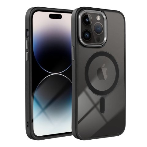 Futerał COLOR EDGE MAG COVER kompatybilny z MagSafe do IPHONE 12 / 12 Pro czarny
