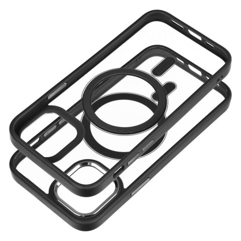 Futerał COLOR EDGE MAG COVER kompatybilny z MagSafe do IPHONE 12 / 12 Pro czarny