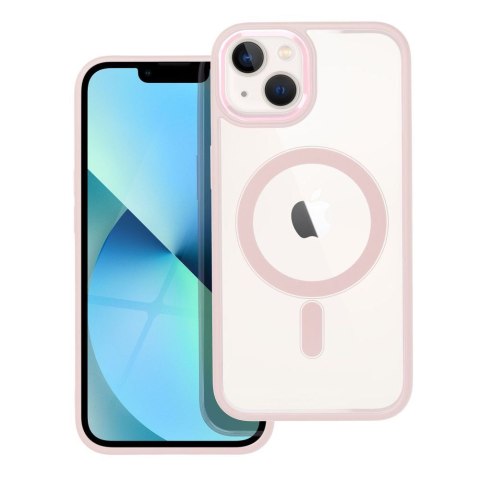 Etui COLOR EDGE MAG COVER kompatybilny z MagSafe do iPhone 13 różowy
