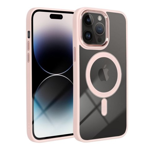 Etui COLOR EDGE MAG COVER kompatybilny z MagSafe do iPhone 13 różowy