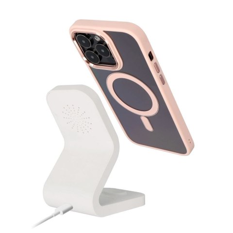 Etui COLOR EDGE MAG COVER kompatybilny z MagSafe do iPhone 13 różowy