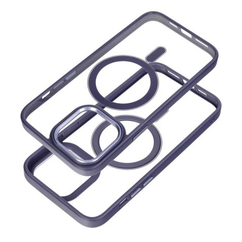 Etui COLOR EDGE MAG COVER kompatybilny z MagSafe do iPhone 15 Pro Max fioletowy