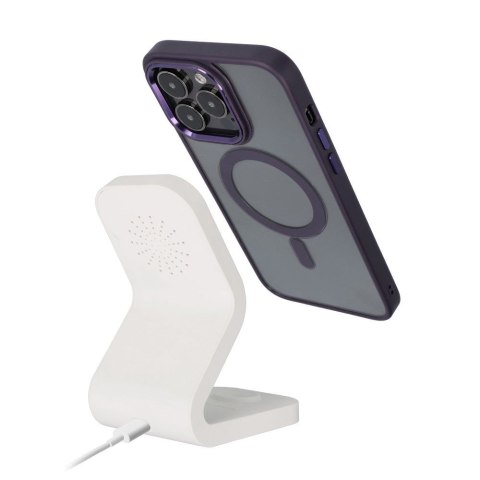 Etui COLOR EDGE MAG COVER kompatybilny z MagSafe do iPhone 15 Pro Max fioletowy