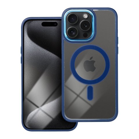 Etui COLOR EDGE MAG COVER kompatybilny z MagSafe do iPhone 15 Pro Max niebieski