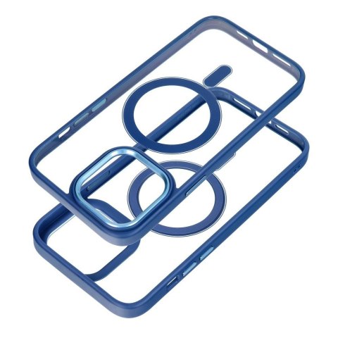Etui COLOR EDGE MAG COVER kompatybilny z MagSafe do iPhone 15 Pro Max niebieski