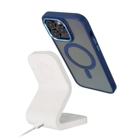 Etui COLOR EDGE MAG COVER kompatybilny z MagSafe do iPhone 15 Pro Max niebieski
