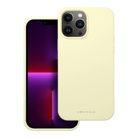 ROAR Etui CLOUD SKIN do iPhone 13 Pro Max Jasnożółty