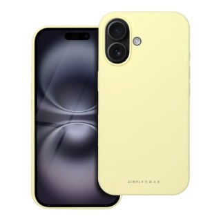 ROAR Etui CLOUD SKIN do iPhone 16 Jasnożółty