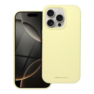 ROAR Etui CLOUD SKIN do iPhone 16 Pro Jasnożółty