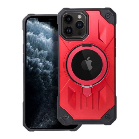 Etui ARMOR MAG COVER kompatybilny z MagSafe do iPhone 11 Pro czerwony