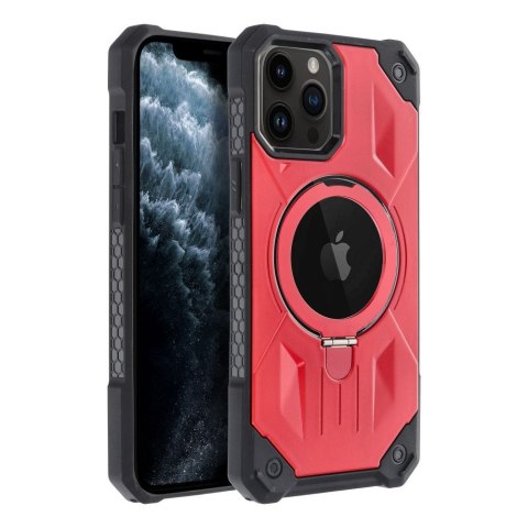 Etui ARMOR MAG COVER kompatybilny z MagSafe do iPhone 11 Pro czerwony