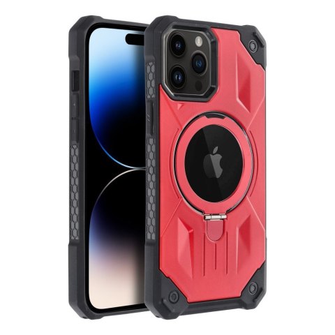 Etui ARMOR MAG COVER kompatybilny z MagSafe do iPhone 14 Pro czerwony