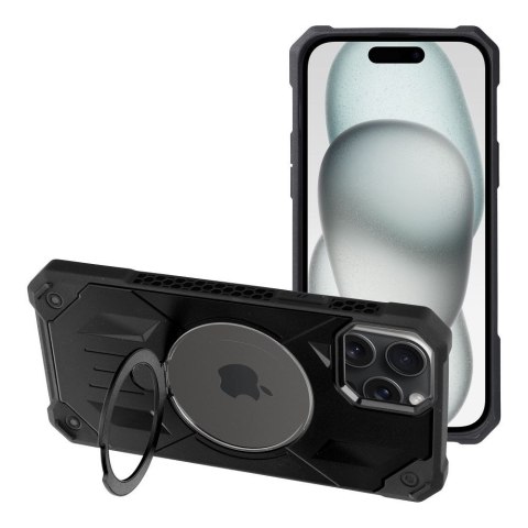 Etui ARMOR MAG COVER kompatybilny z MagSafe do iPhone 15 Plus czarny
