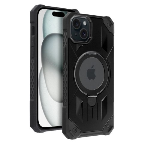 Etui ARMOR MAG COVER kompatybilny z MagSafe do iPhone 15 Plus czarny
