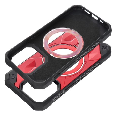 Etui ARMOR MAG COVER kompatybilny z MagSafe do iPhone 15 czerwony