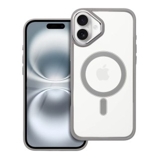 Etui COLOR EDGE MAG COVER kompatybilny z MagSafe do iPhone 16 Plus tytanowy szary