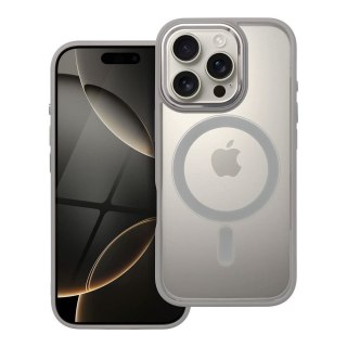 Etui COLOR EDGE MAG COVER kompatybilny z MagSafe do iPhone 16 Pro tytanowy szary