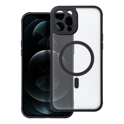 Etui FULL MATTE MAG COVER kompatybilny z MagSafe do iPhone 12 Pro Max czarny