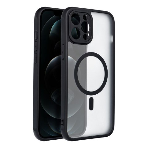 Etui FULL MATTE MAG COVER kompatybilny z MagSafe do iPhone 12 Pro Max czarny