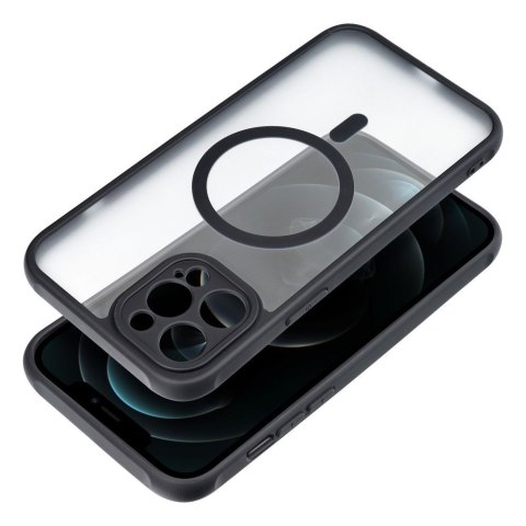 Etui FULL MATTE MAG COVER kompatybilny z MagSafe do iPhone 12 Pro Max czarny