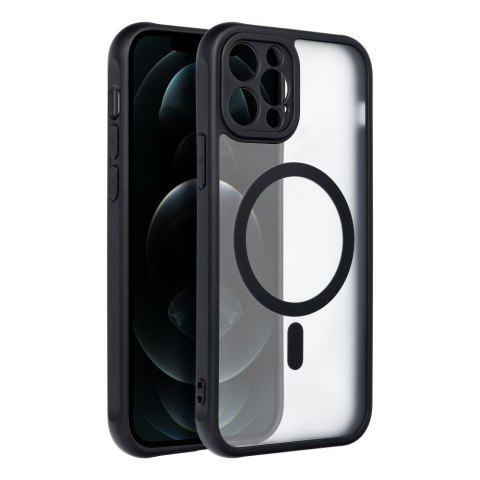 Etui FULL MATTE MAG COVER kompatybilny z MagSafe do iPhone 12 Pro czarny