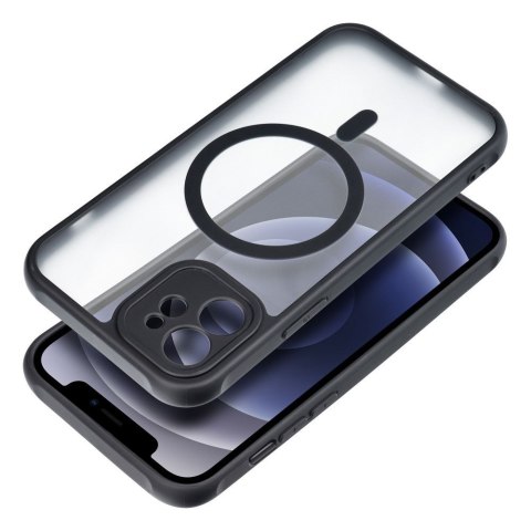 Futerał FULL MATTE MAG COVER kompatybilny z MagSafe do IPHONE 12 czarny