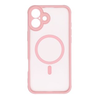 Etui FULL MATTE MAG COVER kompatybilny z MagSafe do iPhone 15 jasny różowy
