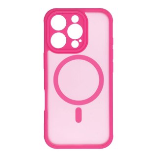 Etui FULL MATTE MAG COVER kompatybilny z MagSafe do iPhone 16 Pro różowy