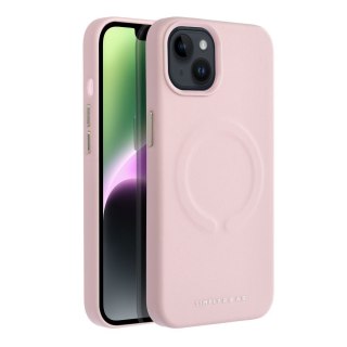 ROAR Etui LEATHER MAG kompatybilny z MagSafe do iPhone 13 Pro Różowy