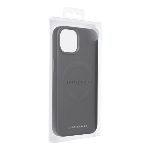 ROAR Etui LEATHER MAG kompatybilny z MagSafe do iPhone 14 Plus Czarny