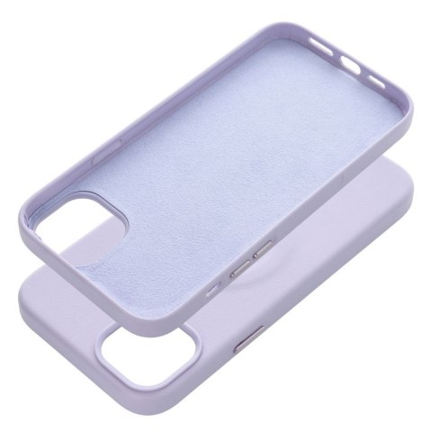 ROAR Etui LEATHER MAG kompatybilny z MagSafe do iPhone 14 Plus Fioletowy