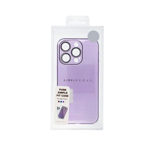 ROAR Etui PURE SIMPLE FIT do iPhone 14 Plus Fioletowy
