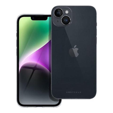 ROAR Etui PURE SIMPLE FIT do iPhone 14 Plus Transparentny