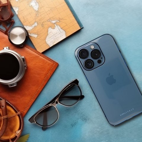 ROAR Etui PURE SIMPLE FIT do iPhone 14 Pro Granatowy