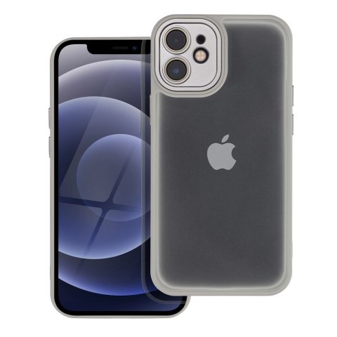 Etui VARIETE do iPhone 12 Mini stalowy