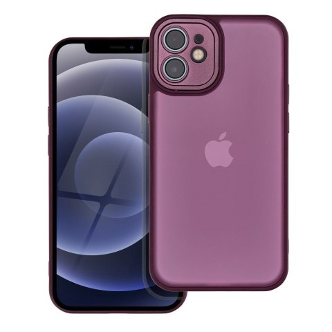 Etui VARIETE do iPhone 12 Mini purpurowy